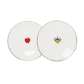 Beefbar New York Emoji Plate Set