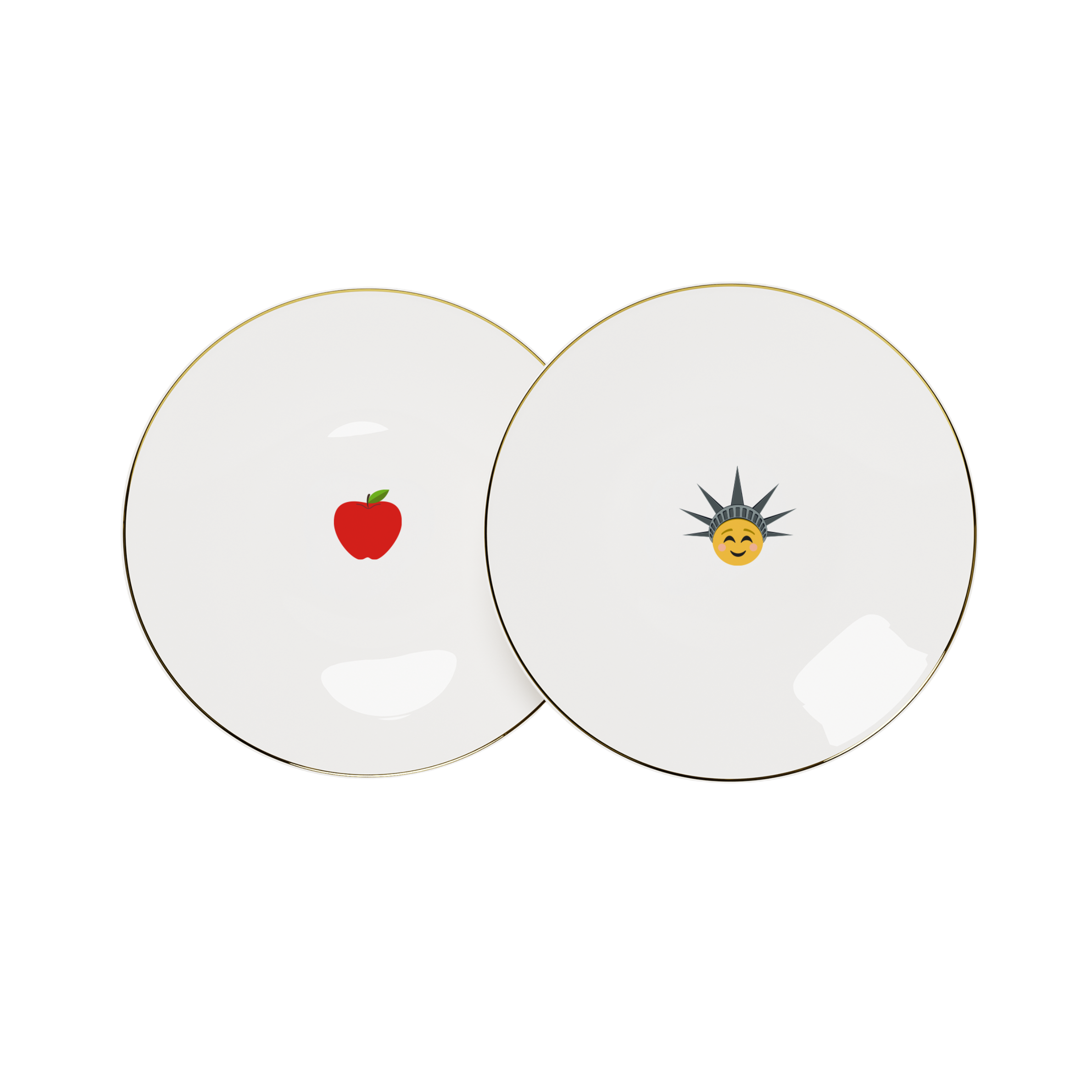 Beefbar New York Emoji Plate Set